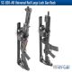 Santa Cruz Model SC-920-AR Universal Rail Large Lock Gun Rack